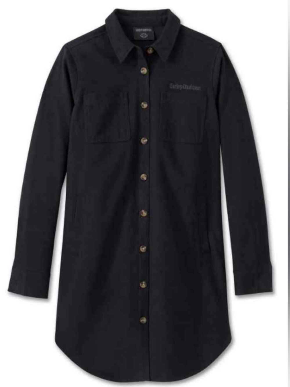 harley-davidson.blooming eagle duster shirt dress / jacket